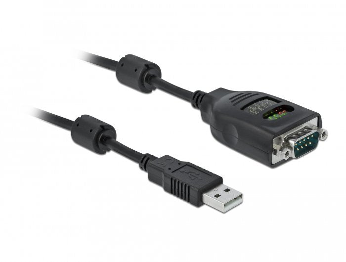 Delock Adaptador Usb Typ-A A Serie Db9 Mit 9 Led Rs-232 Tester