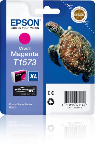 Epson Tinta Original Magenta Vivid T1573 25,9ml R/3000