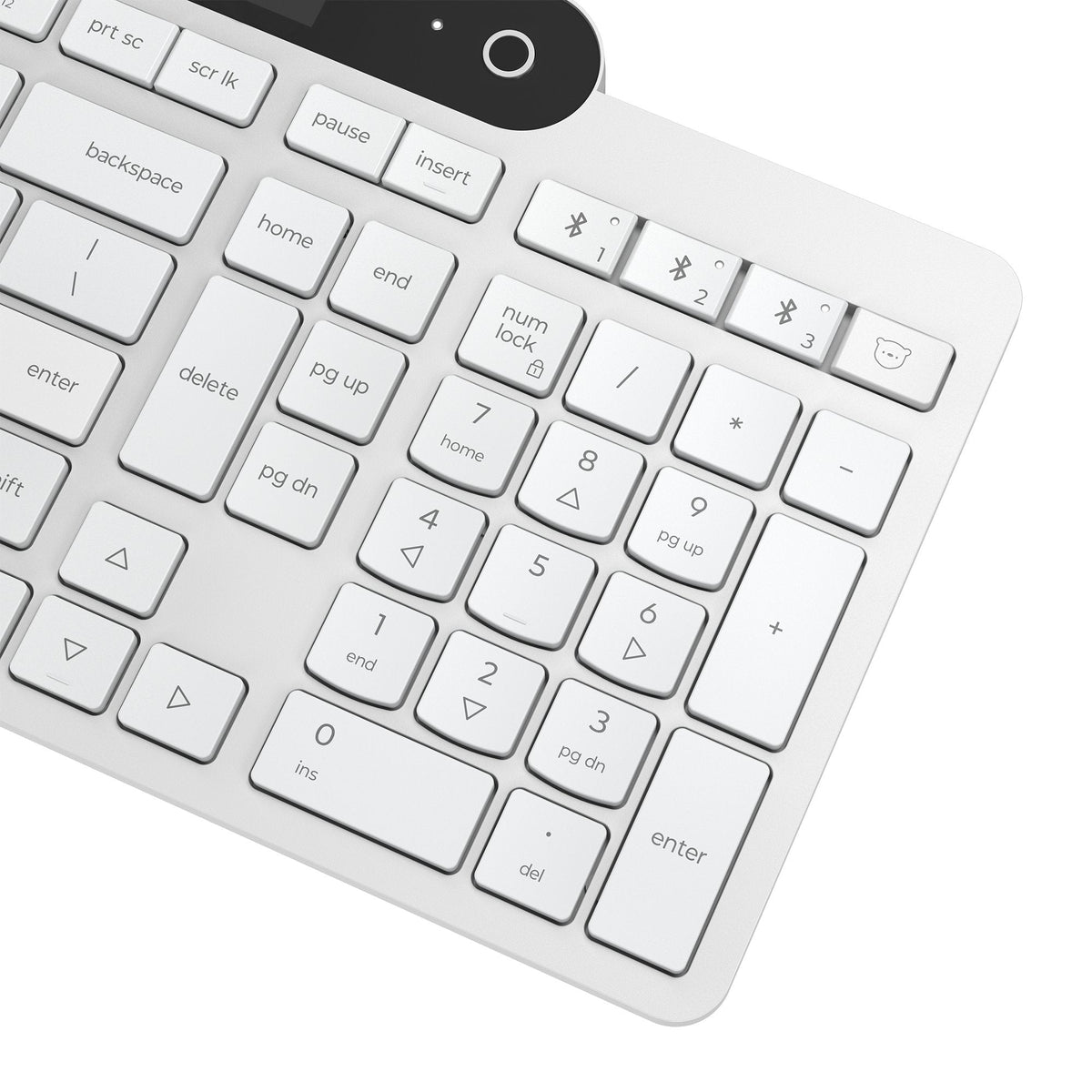Teclado Lenovo 800 Auto-Carregável Bt Blanco