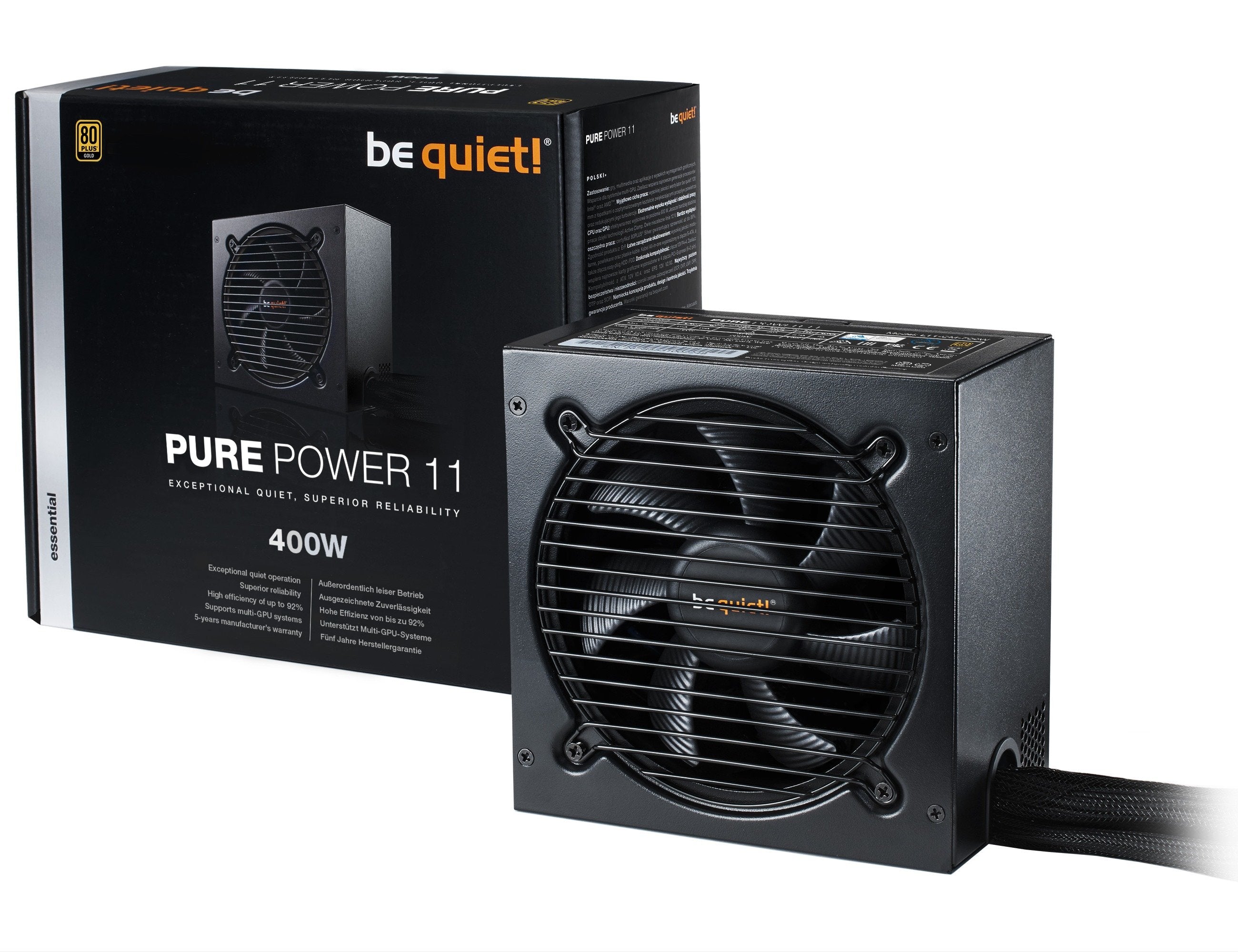 EAN 4260052186336 - be quiet! Pure Power 11 400W unidad de fuente de alimentación 20+4 pin ATX ATX Negro imagen 3