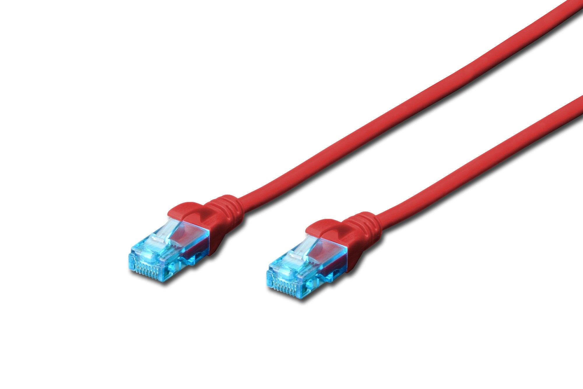 EAN 4016032212584 - Digitus DK-1511-050/R cable de red Rojo 5 m Cat5e U/UTP (UTP) imagen 1