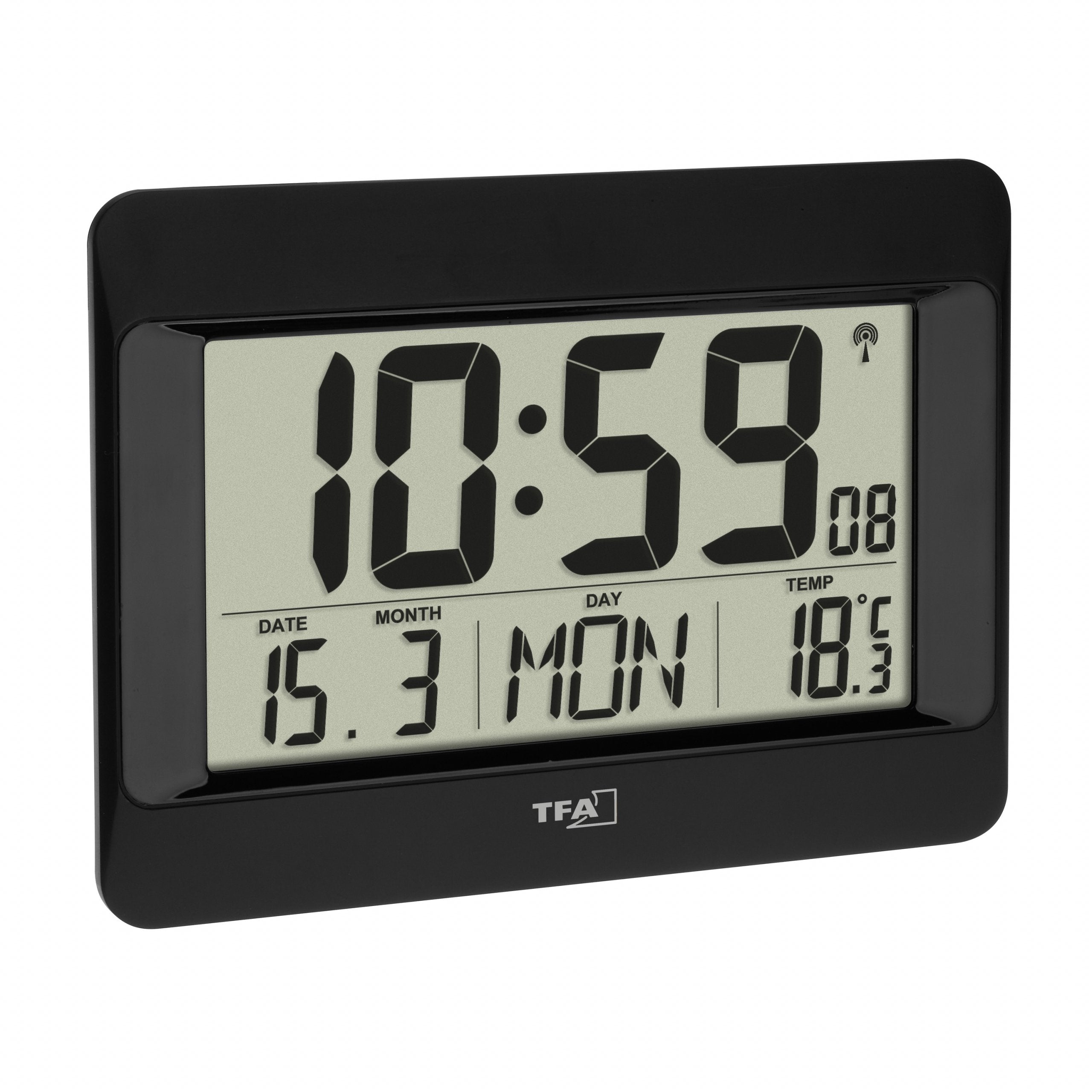 Tfa 60.4519.01 Reloj Radiocontrolado Con Temperatura