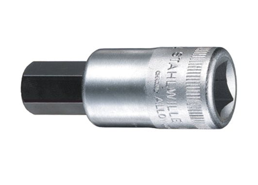 Stahlwille 54 19 03050019 Hexagonal Interior Llave De Vaso-Bit-Inserto 19 Mm 1/2" (12.5 Mm)
