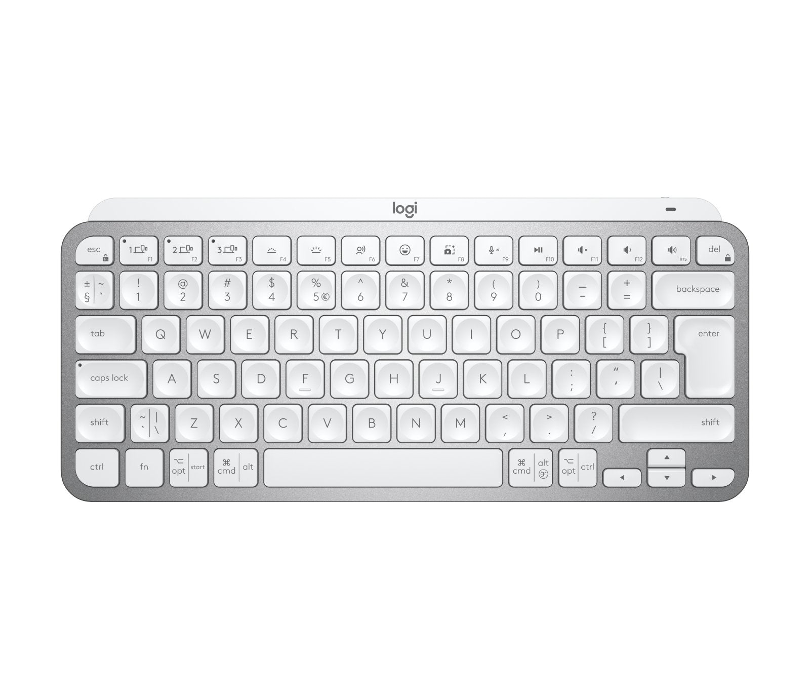 EAN 5099206101500 - Logitech 920-010609 teclado Oficina RF Wireless + Bluetooth QWERTY Internacional de EE.UU. Gris imagen 1