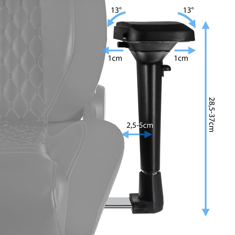 Noblechairs Epic Silla Gaming Acolchada Negro