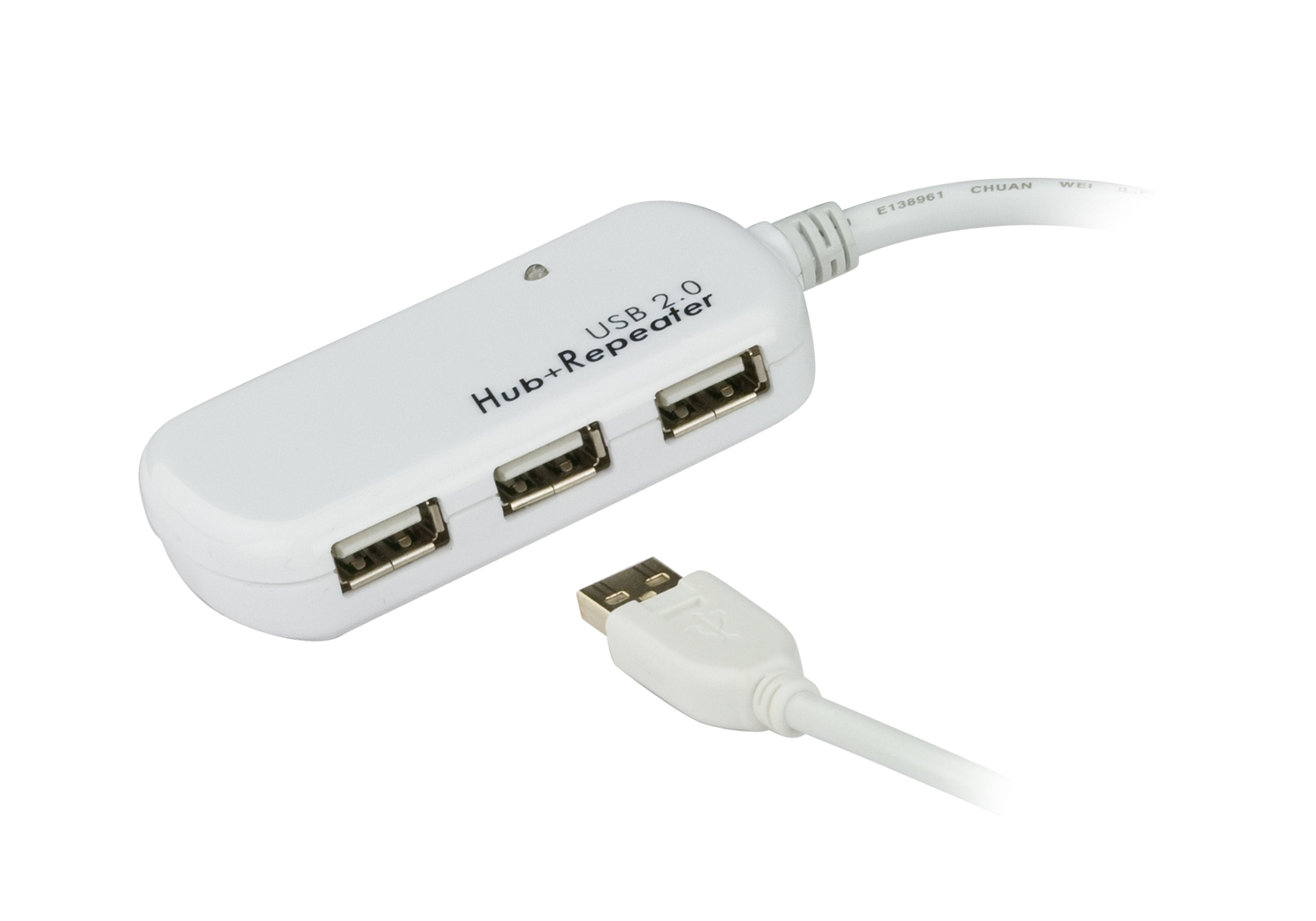 EAN 4710423775619 - ATEN UE2120H hub de interfaz 480 Mbit/s Blanco imagen 1