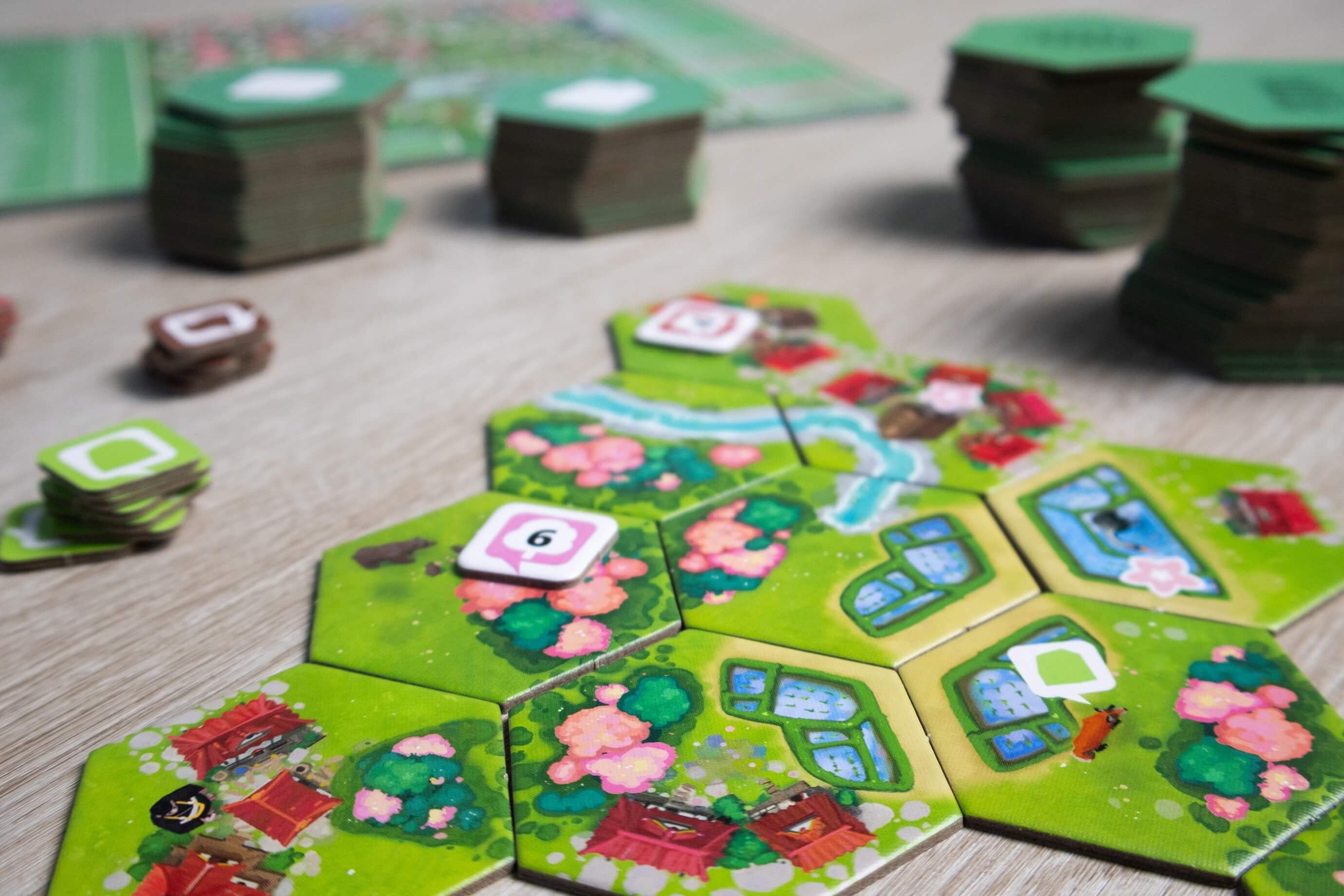 Pegasus Dorfromantik - Sakura, Juego De Mesa 51243g