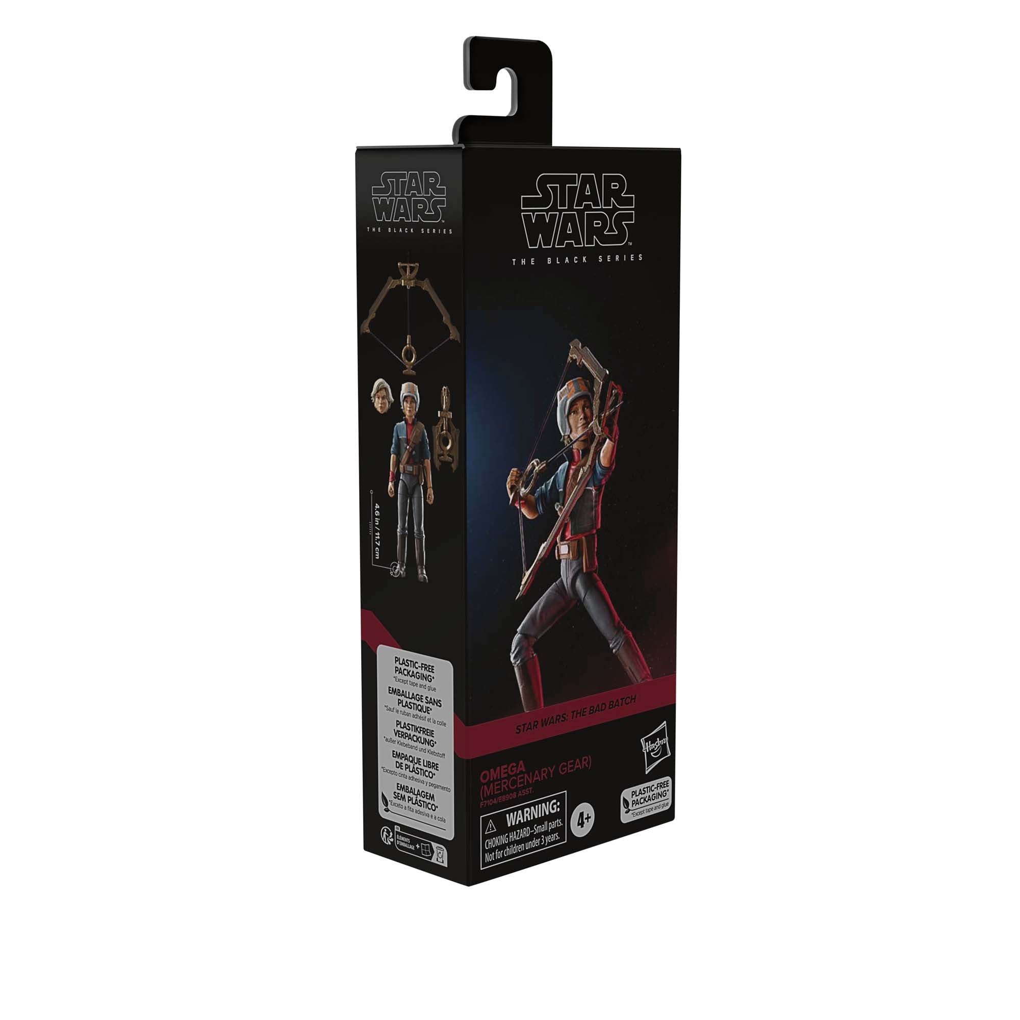 Figura Hasbro Star Wars The Black Series Omega (Equipo Mercenario)