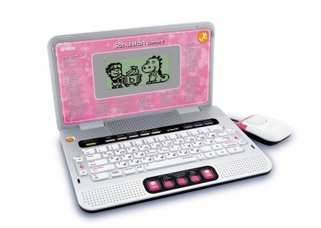 Vtech School Start Laptop E, Aprendizaje De La Computadora Rosa/Rosa 80-109794
