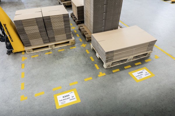 EAN 4005546726007 - Durable 180804 símbolo autoadhesivo Amarillo imagen 2