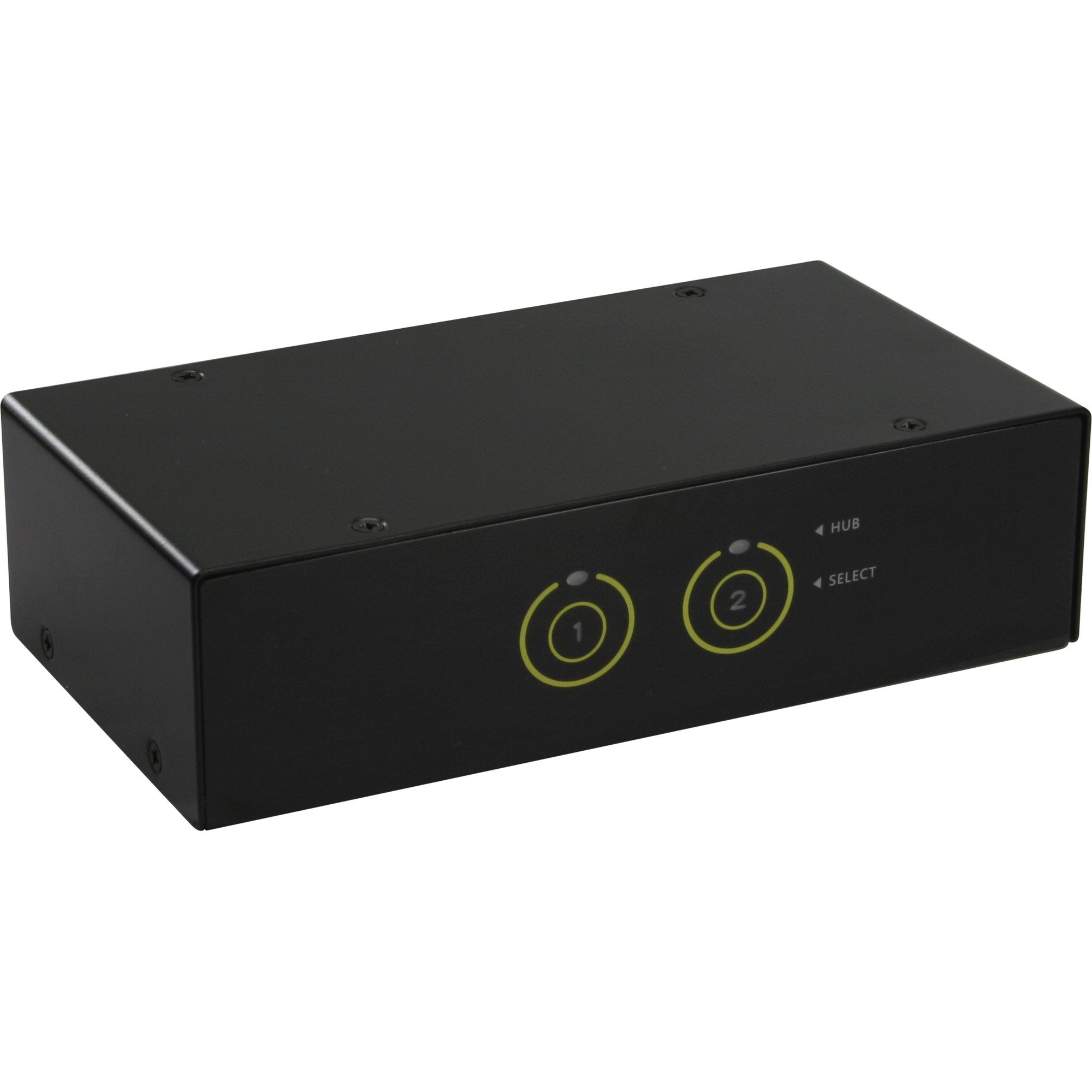 Switch Kvm Inline 2 Puertos Hdmi Usb 3.0 Hub Con Audio