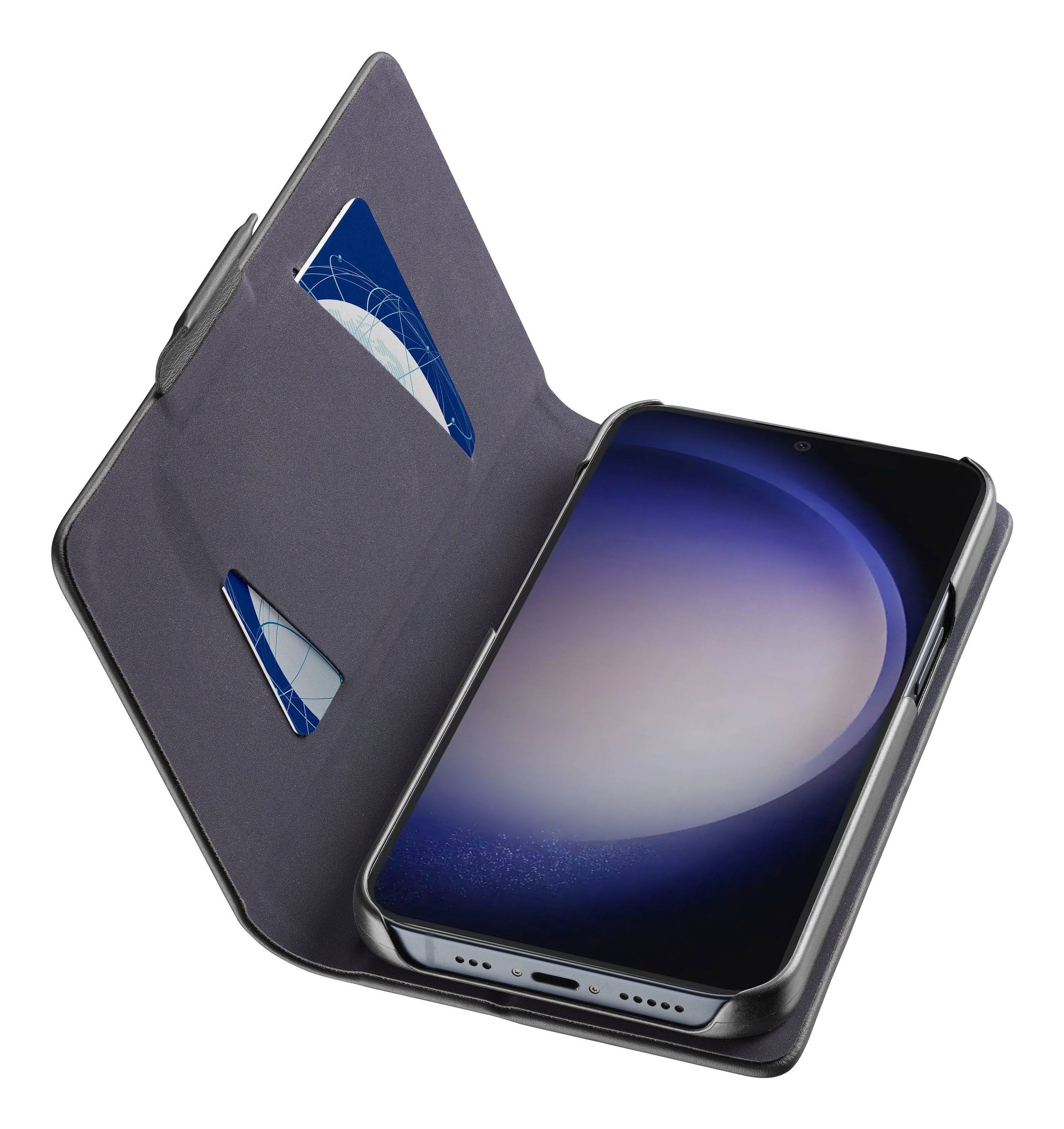 EAN 8018080475221 - Cellularline 8018080475221 funda para teléfono móvil 15,8 cm (6.2") Folio Negro imagen 2