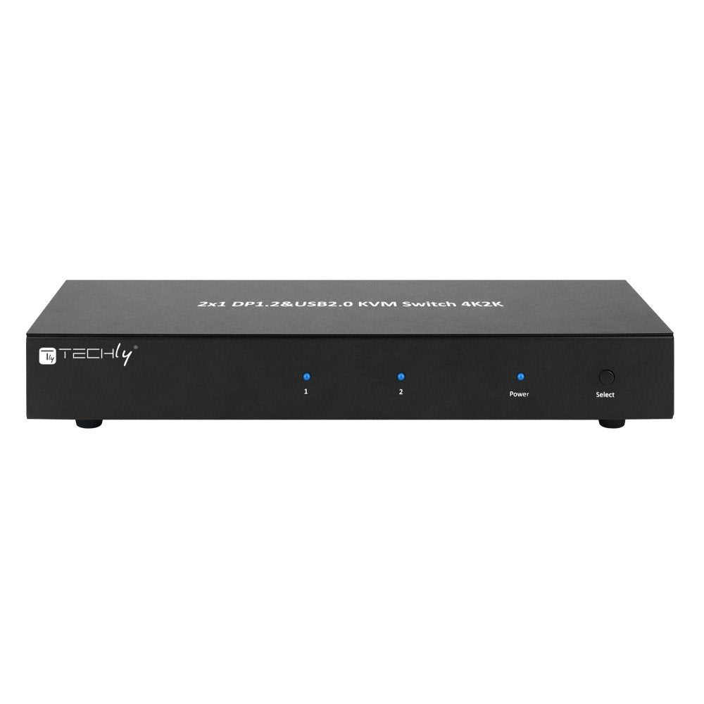 EAN 8051128101928 - Techly IDATA DP-KVM2 interruptor KVM Negro imagen 1