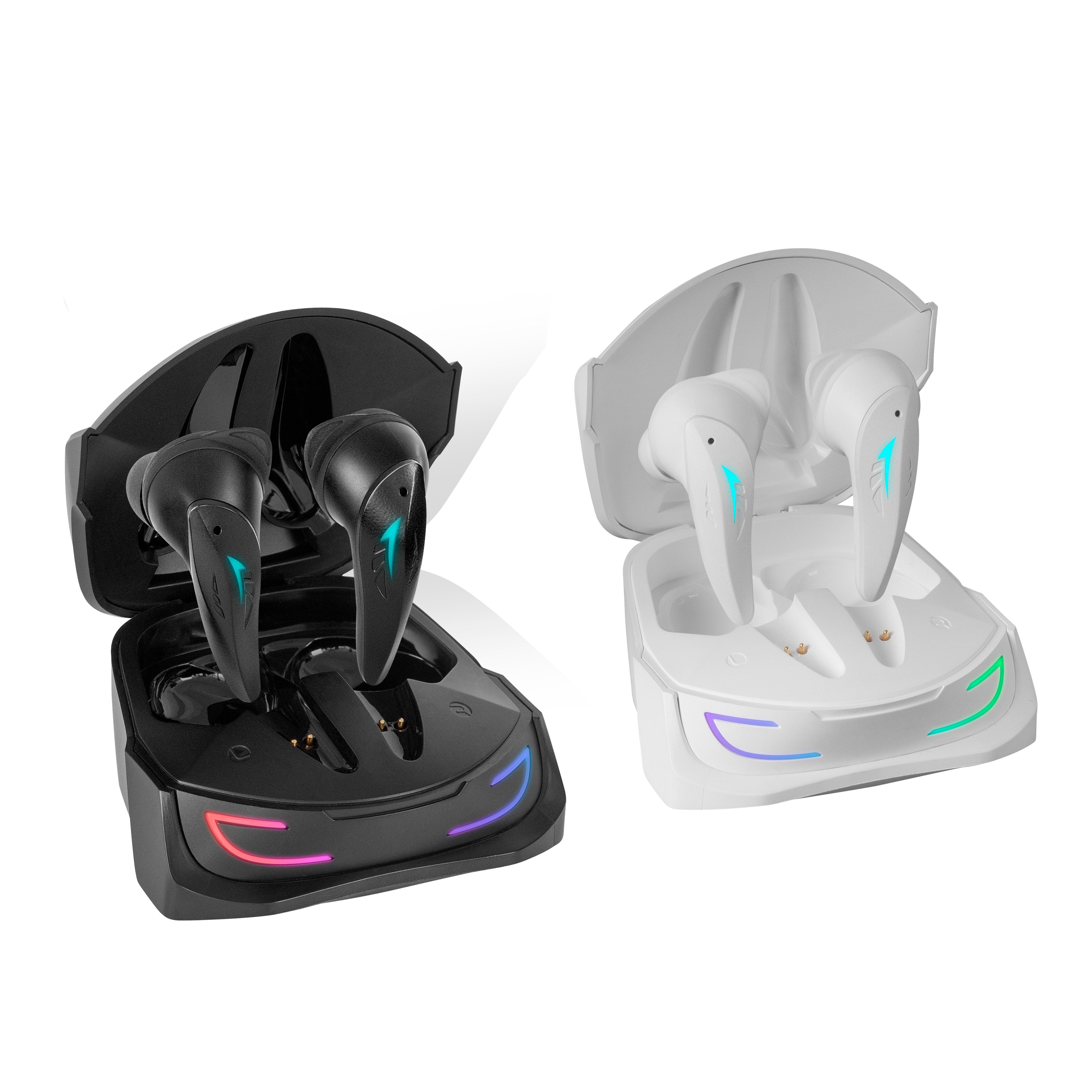 Auriculares Bluetooth Mars Gaming Mhi-Ultra Con Estuche De Carga Autonomía 7-8h Blancos