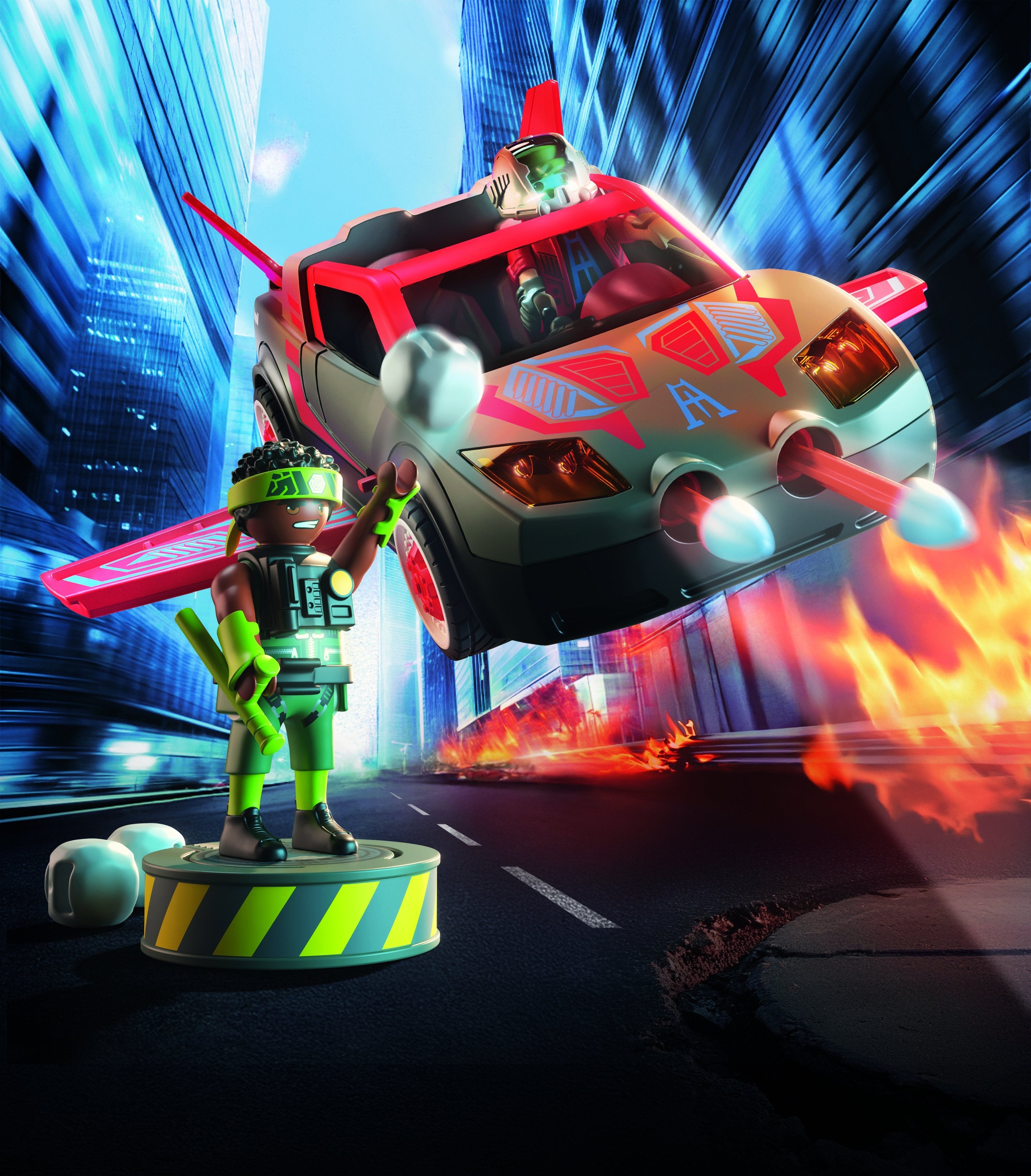 Playmobil 71832 Heroes: Helden-Multifunktionsfahrzeug 71832