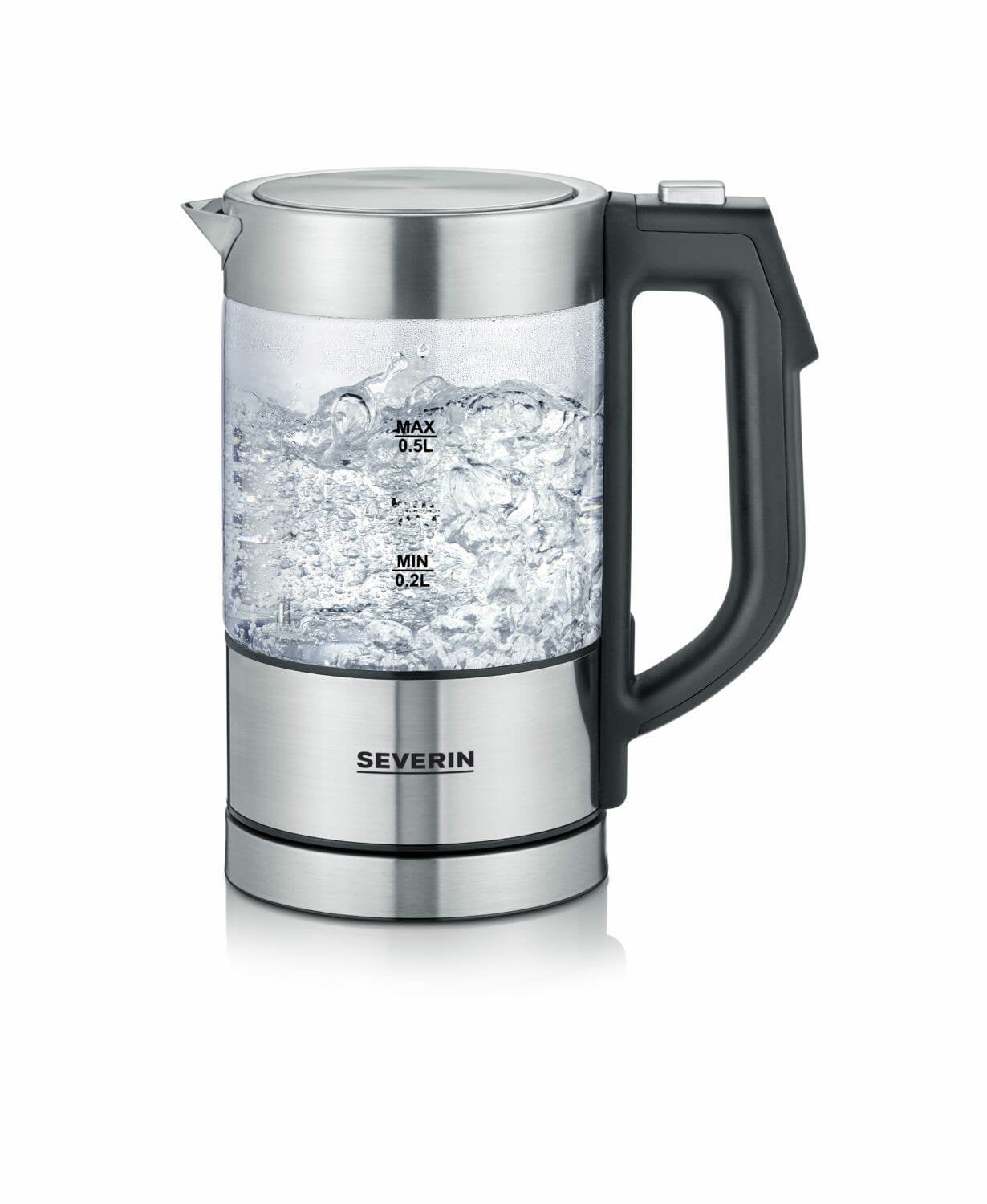 EAN 4008146037764 - Severin WK 3458 tetera eléctrica 0,5 L 1100 W Negro, Transparente imagen 2