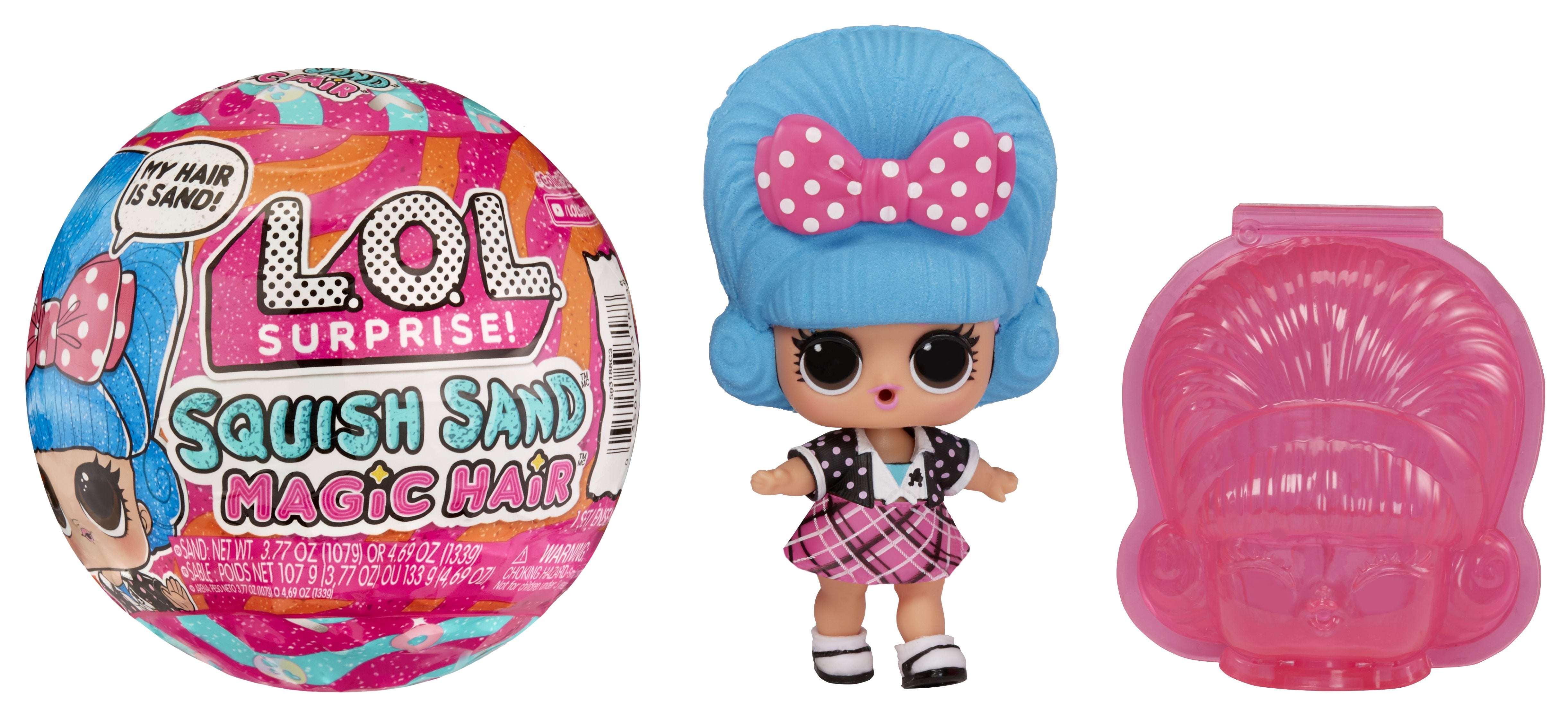 Muñeca  Mga Entertainment L.Ol Surprise Squish Sand Magic Hair Tots