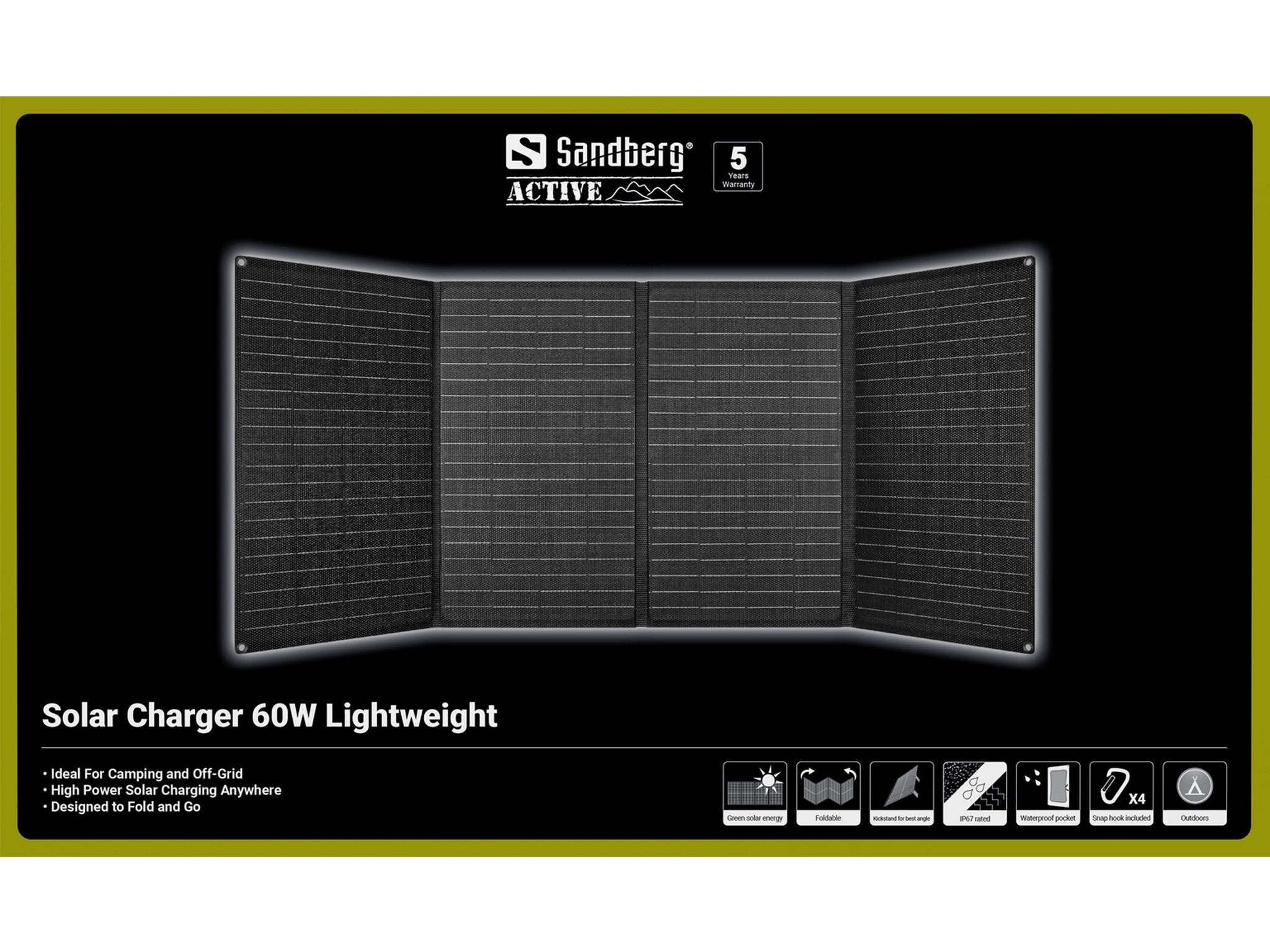 Solar Charger 60w Lightweight