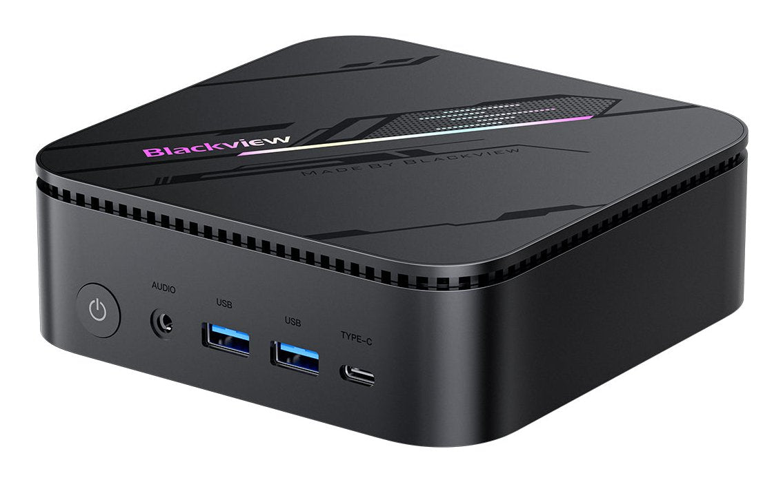 EAN 6931548323471 - Blackview MP100 Pro Intel® Core™ i9 16 GB DDR4-SDRAM 512 GB SSD Windows 11 Pro Mini PC Negro, Gris imagen 1