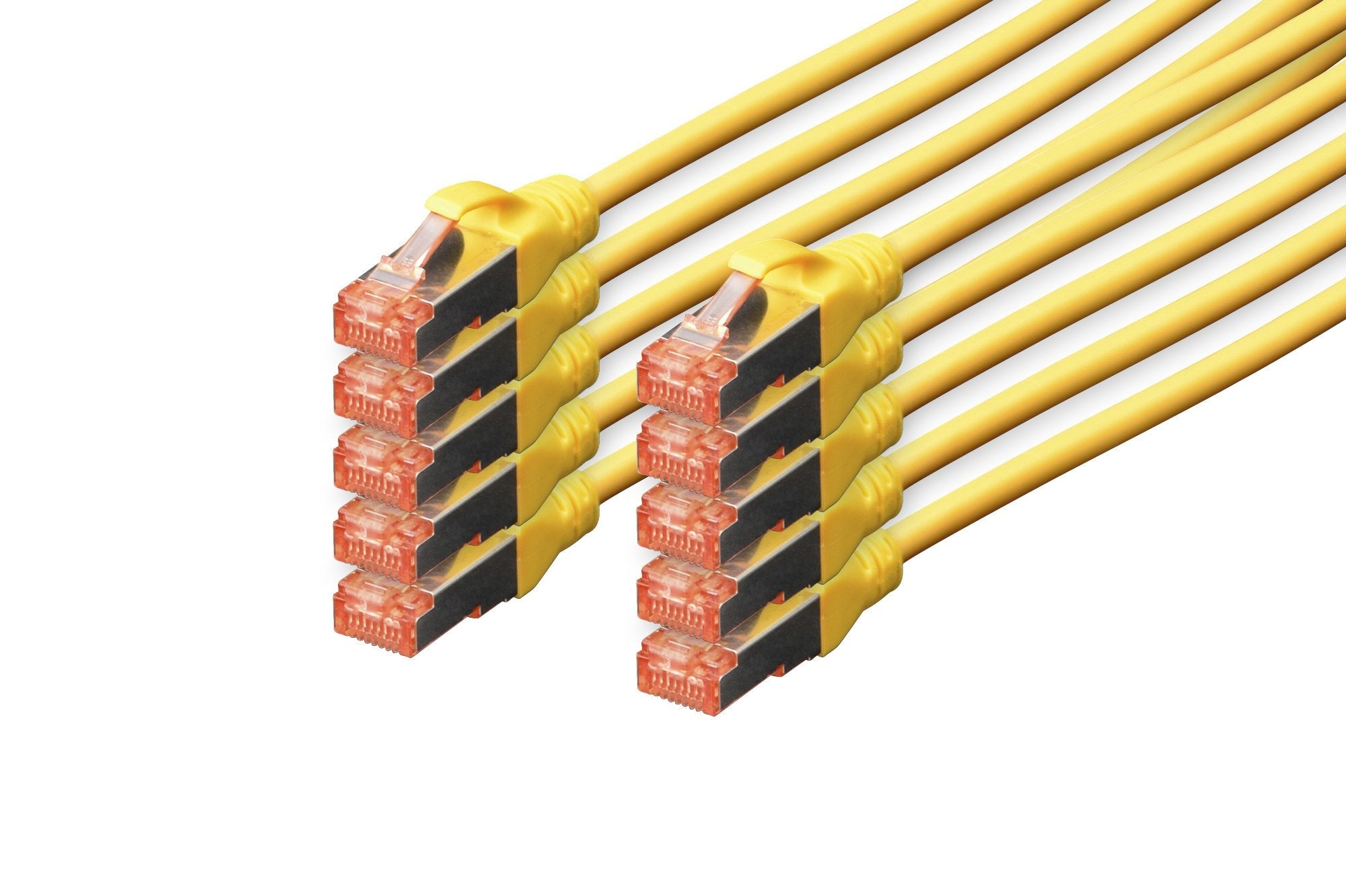 EAN 4016032441571 - Digitus DK-1644-005-Y-10 cable de red Amarillo 0,5 m Cat6 S/FTP (S-STP) imagen 1