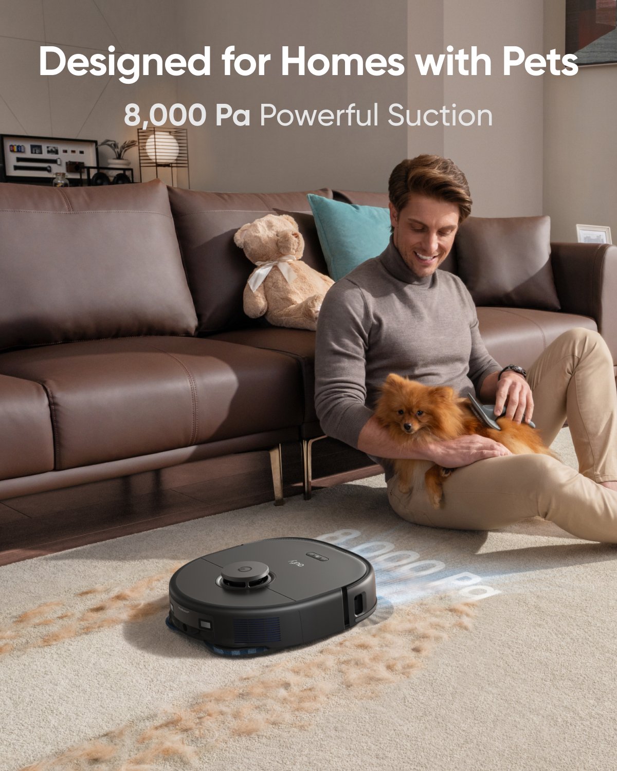 Robot De Limpieza Con Estación De Vaciado Automático Eufy X10 Pro Omni