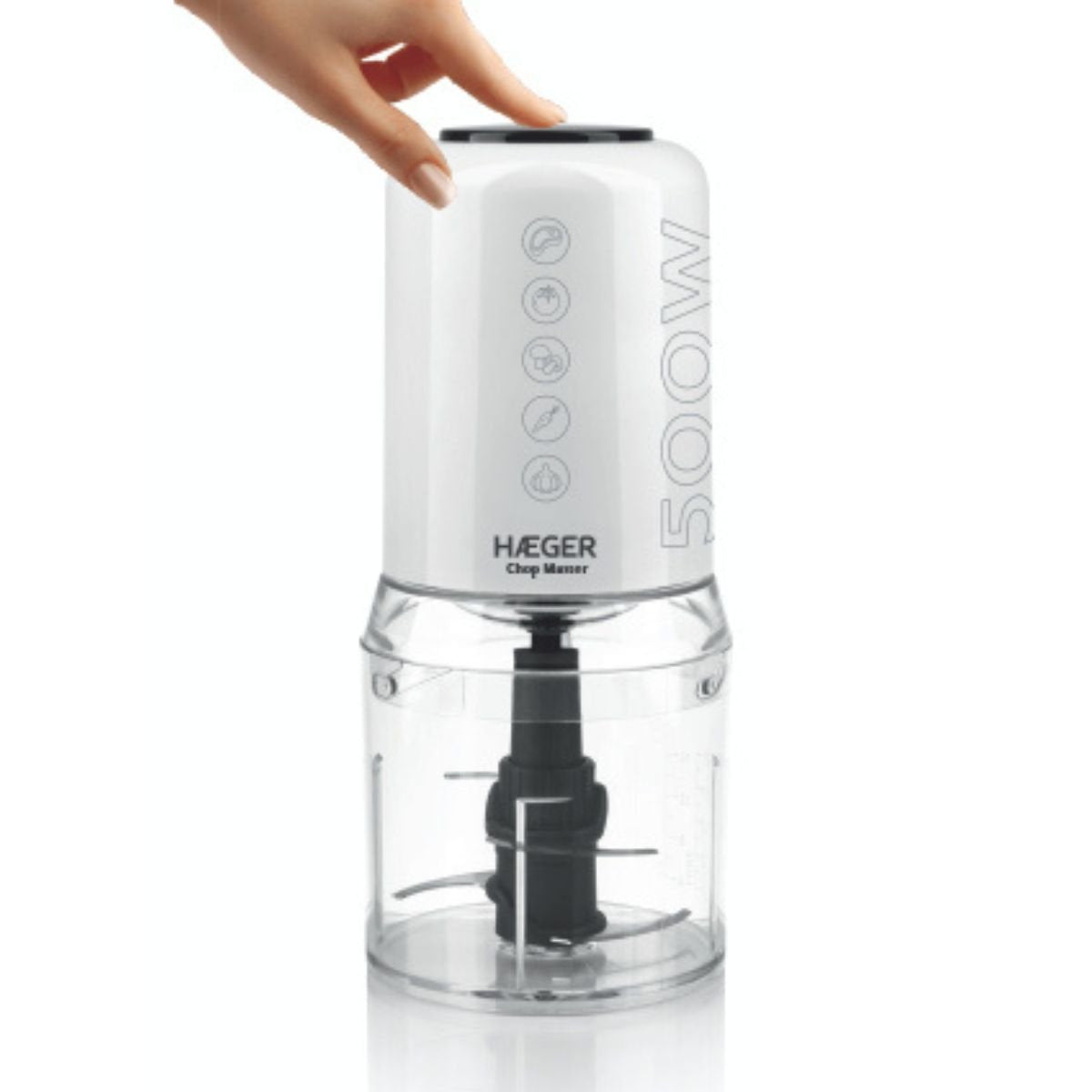 Haeger Chop Master - Picadora 500 W Blanca