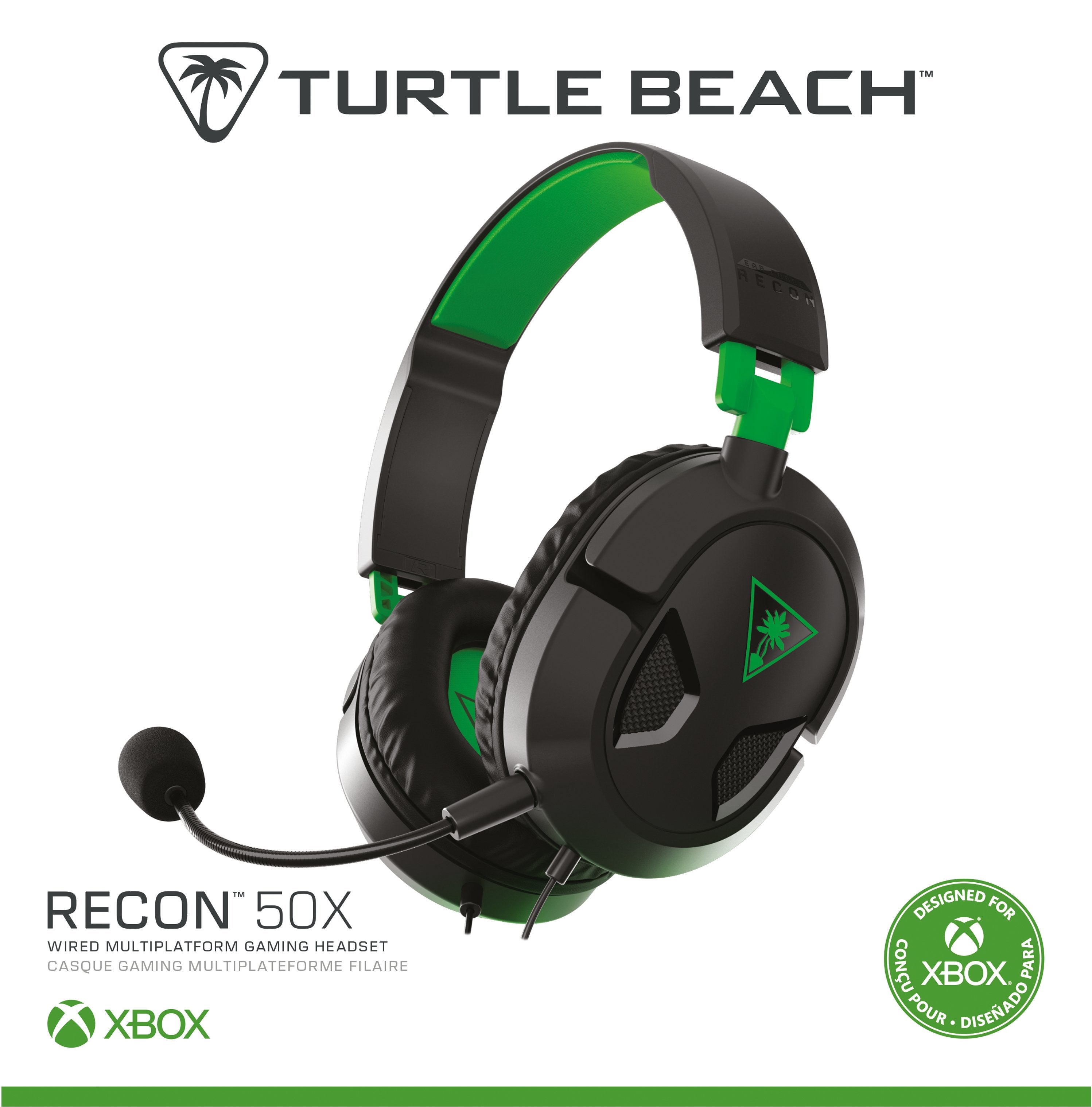Turtle Beach Recon 50x Negros Xbox One/Pc/Ps4