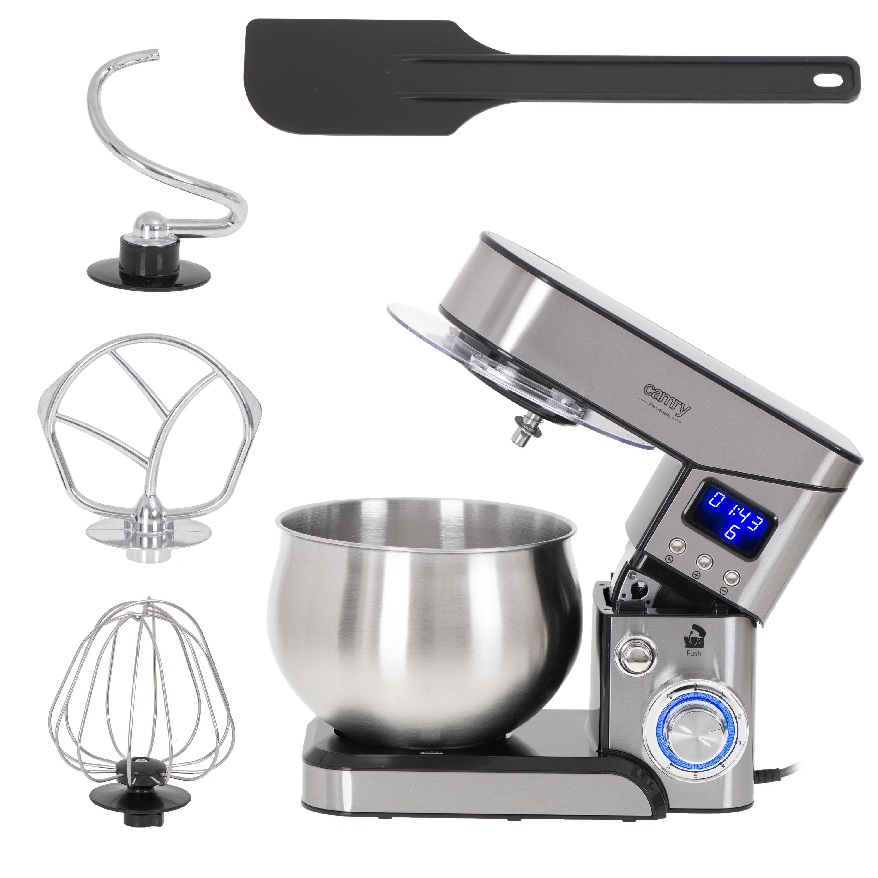 Robot De Cocina Camry Premium Cr 4223  2000 W 5 L Plata