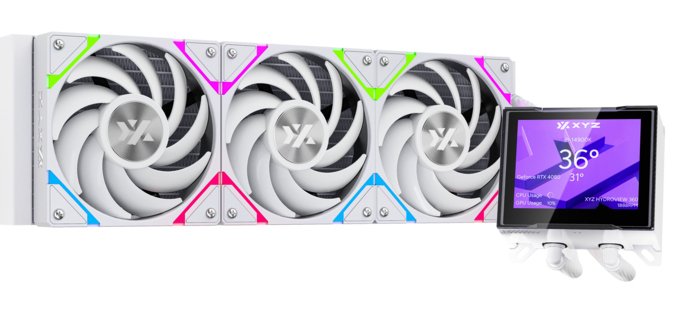 EAN 6978262010508 - XYZ HYDROVIEW AIO 360 Procesador Kit de refrigeración líquida 12 cm Blanco 1 pieza(s) imagen 2