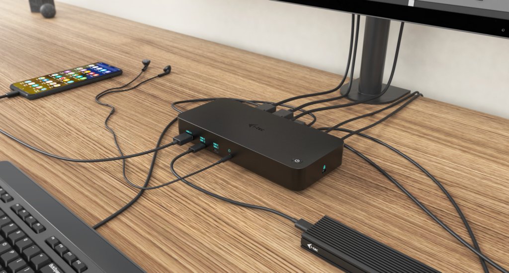 Puerto Replicador Usb-C I-Tec 3xhdmi + 2xdp + Rj45 + 2xusb 3.0 + Usb 3.1 + 2xusb-C + Jack