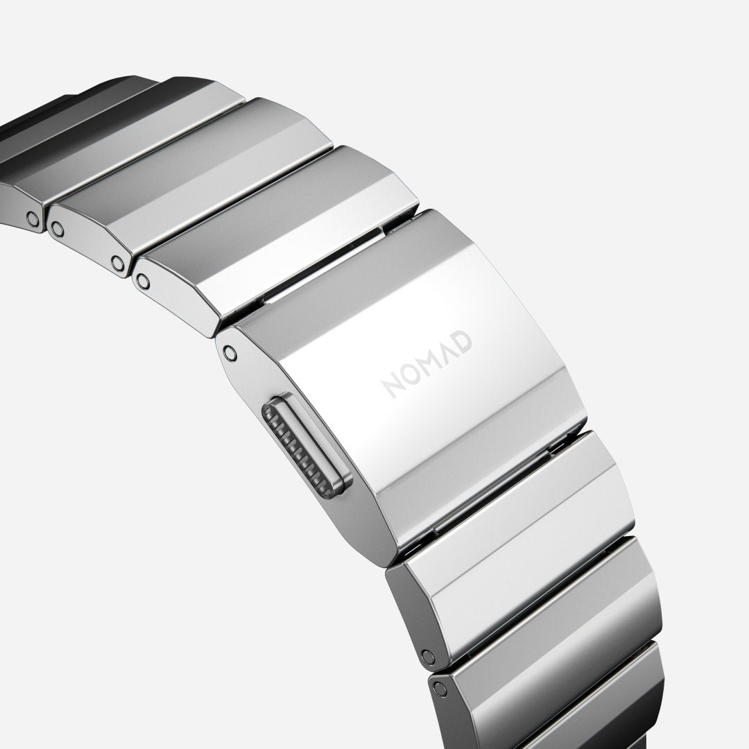 Nomad Strap Stainless Steel Silver V2 42/44/45/49mm