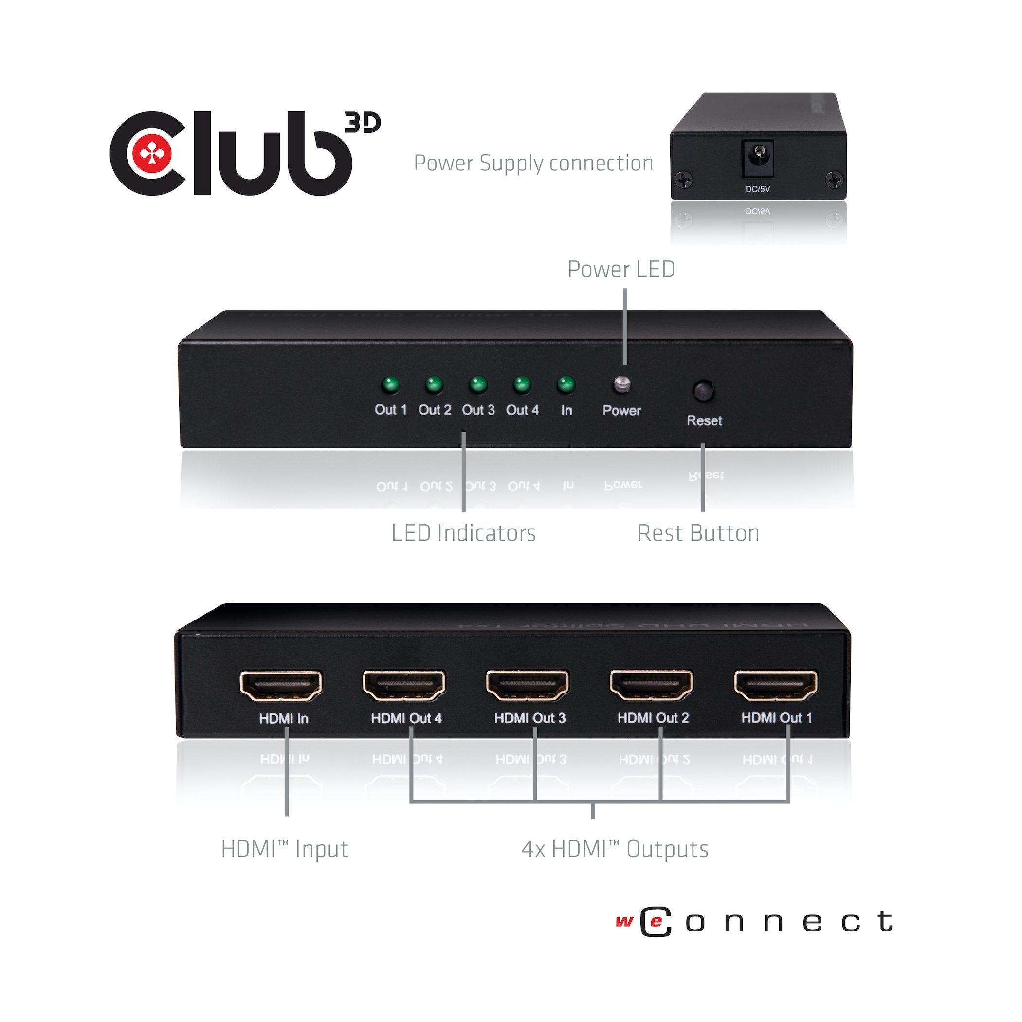 Hdmi 2.0 1x4 Splitter