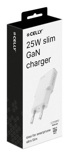 EAN 8021735220893 - Celly SLIMTC1C25W Portátil, Smartphone, Tableta Blanco Corriente alterna Carga rápida Interior imagen 4