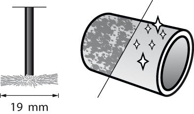 Dremel 530 Edelstahlbürste D19,0mm Ve 2