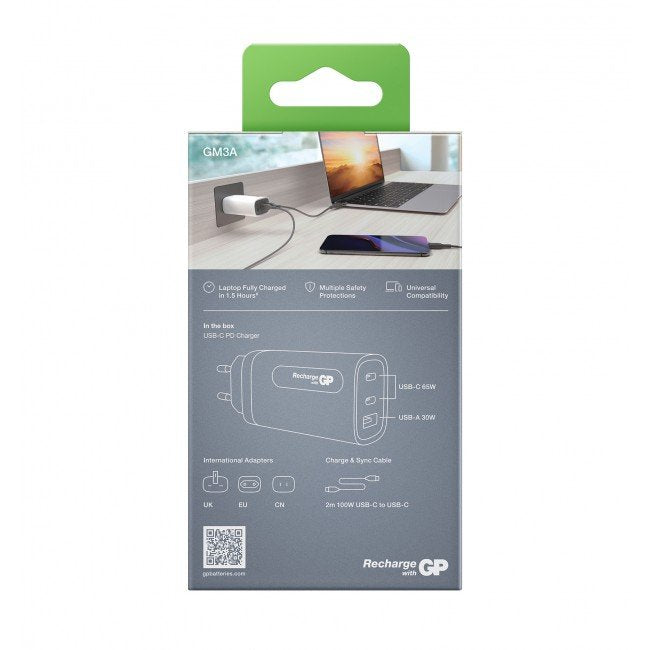 Cargador Gp Batteries Gan Pd Corriente Alterna
