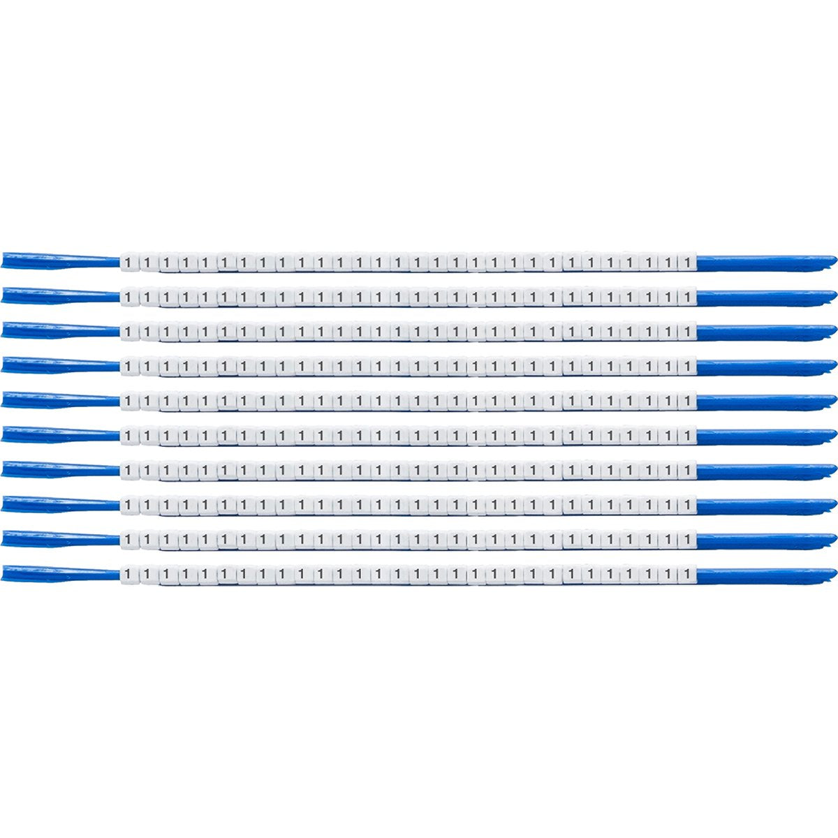 Clip Sleeve Wire Markers Scn-07-1, Black, White,