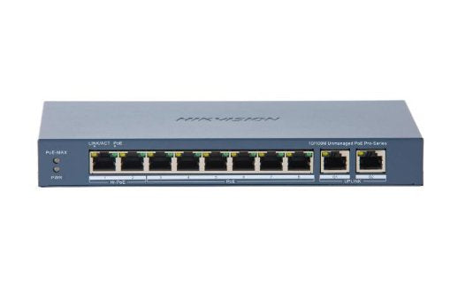 Hikvision Ds-3e0310hp-E(C) Switch No Administrado Fast Ethernet (10/100) Energía Sobre Ethernet (Poe) Azul