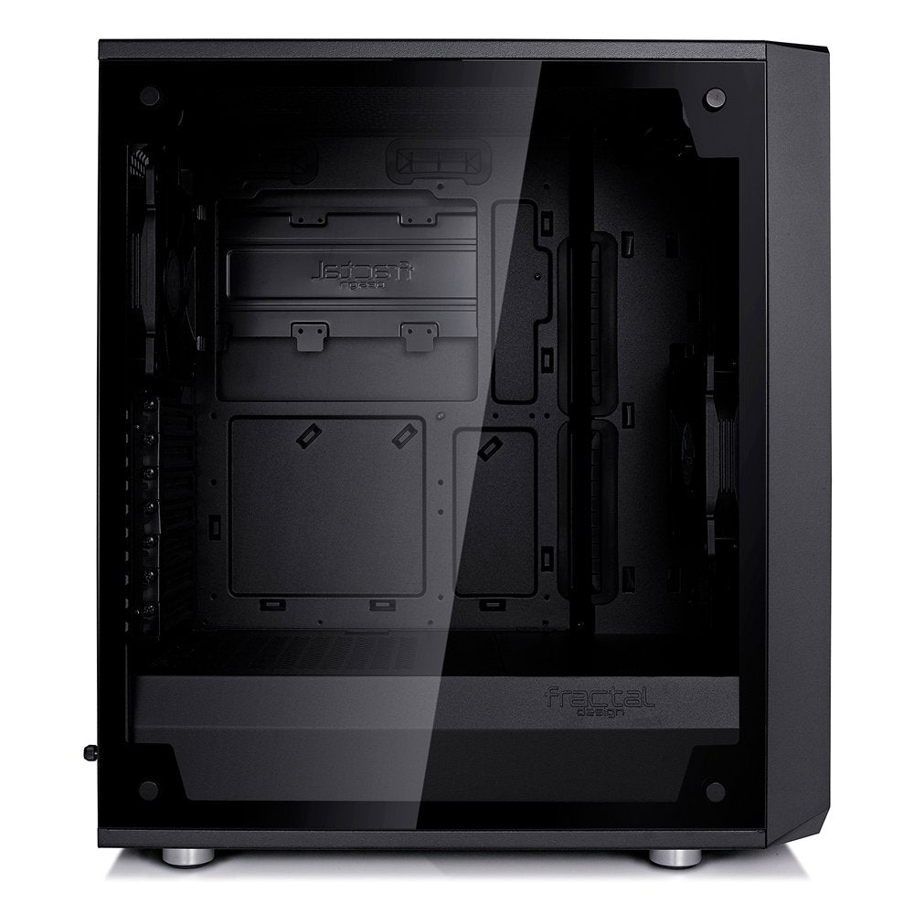 Caja Pc Fractal Design Meshify C Blackout Ventana Cristal Templado Atx, Midi-Tower, Pc, Atx,Itx,Micro-Atx, Negro, 17,5 Cm, 31,5 Cm