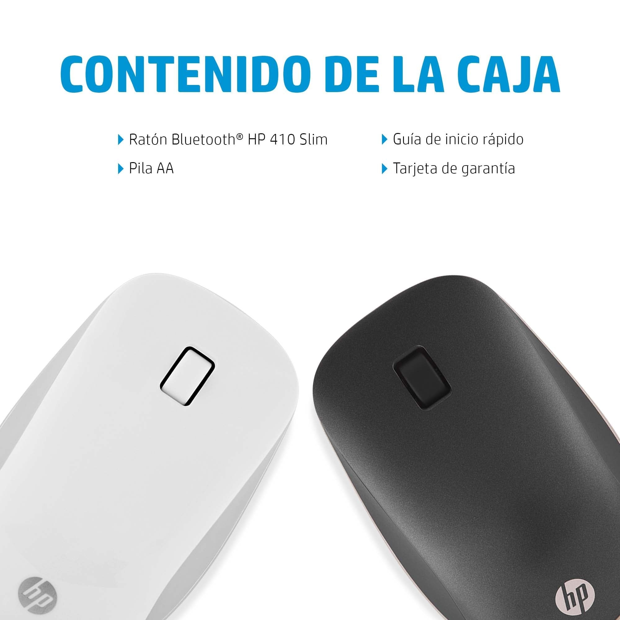 Ratón Hp 410 Slim White Bluetooth 4m0x6aa#Abb