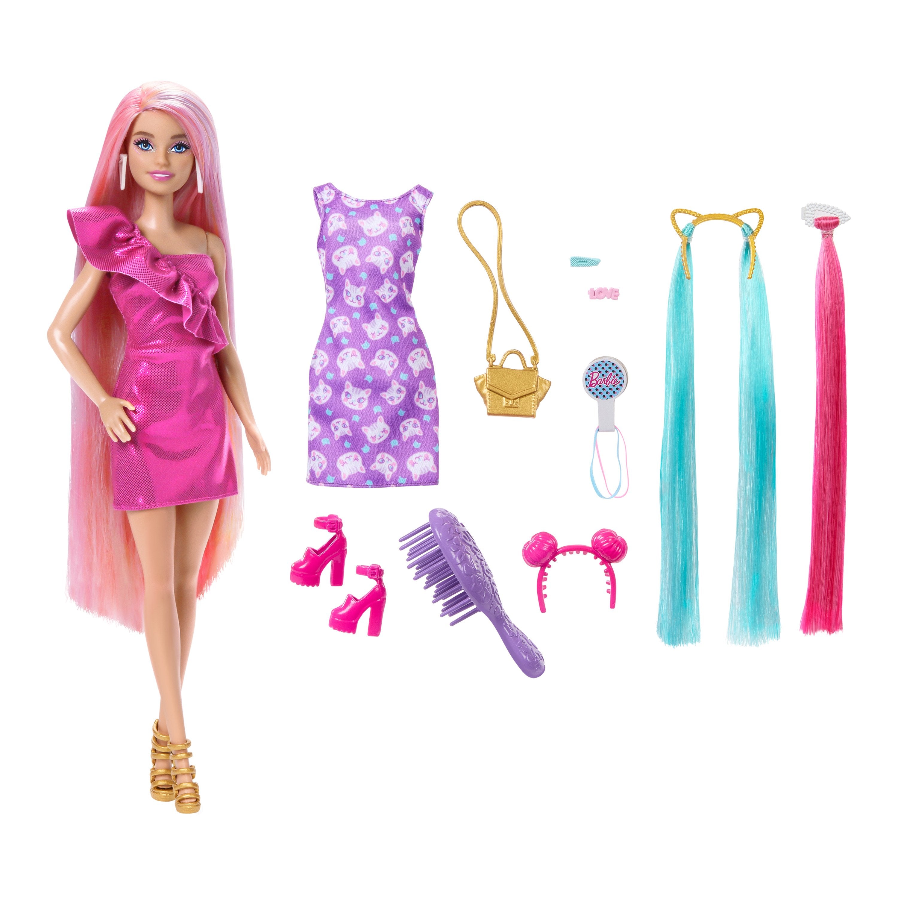 Lalka Barbie Zabawa Wlosami