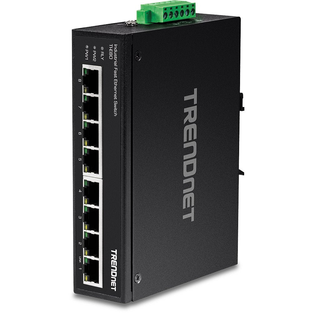 EAN 0710931161762 - Trendnet TI-E80 switch No administrado Fast Ethernet (10/100) Negro imagen 1