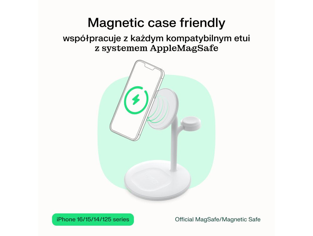 EAN 5904326375789 - Green Cell MSST-GC-3IN1-W cargador de dispositivo móvil Auriculares, Auriculares, Smartphone, Reloj intel imagen 5