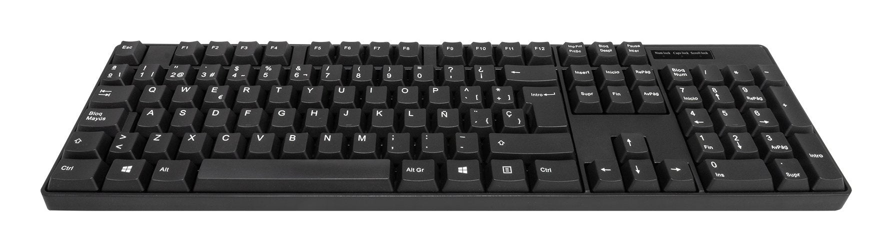 Teclado Unyka Usb Kit Tr Oem 105 Teclas Negro Uk50545