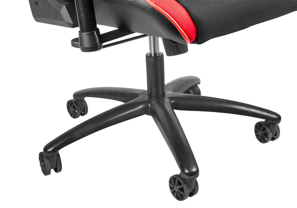 Natec Genesis Sx77 Silla Para Videojuegos De Pc Asiento Acolchado Negro, Rojo