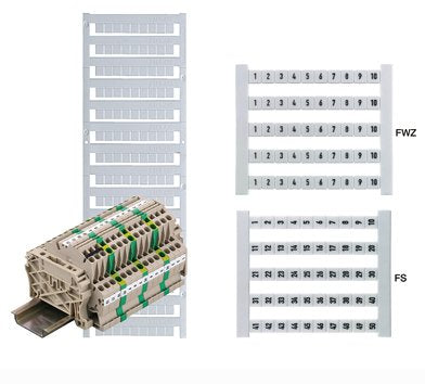 Weidmüller Dek 6 Fw 1-50 Klemmen- Markierer Karte 5x6mm Ws 0468660001