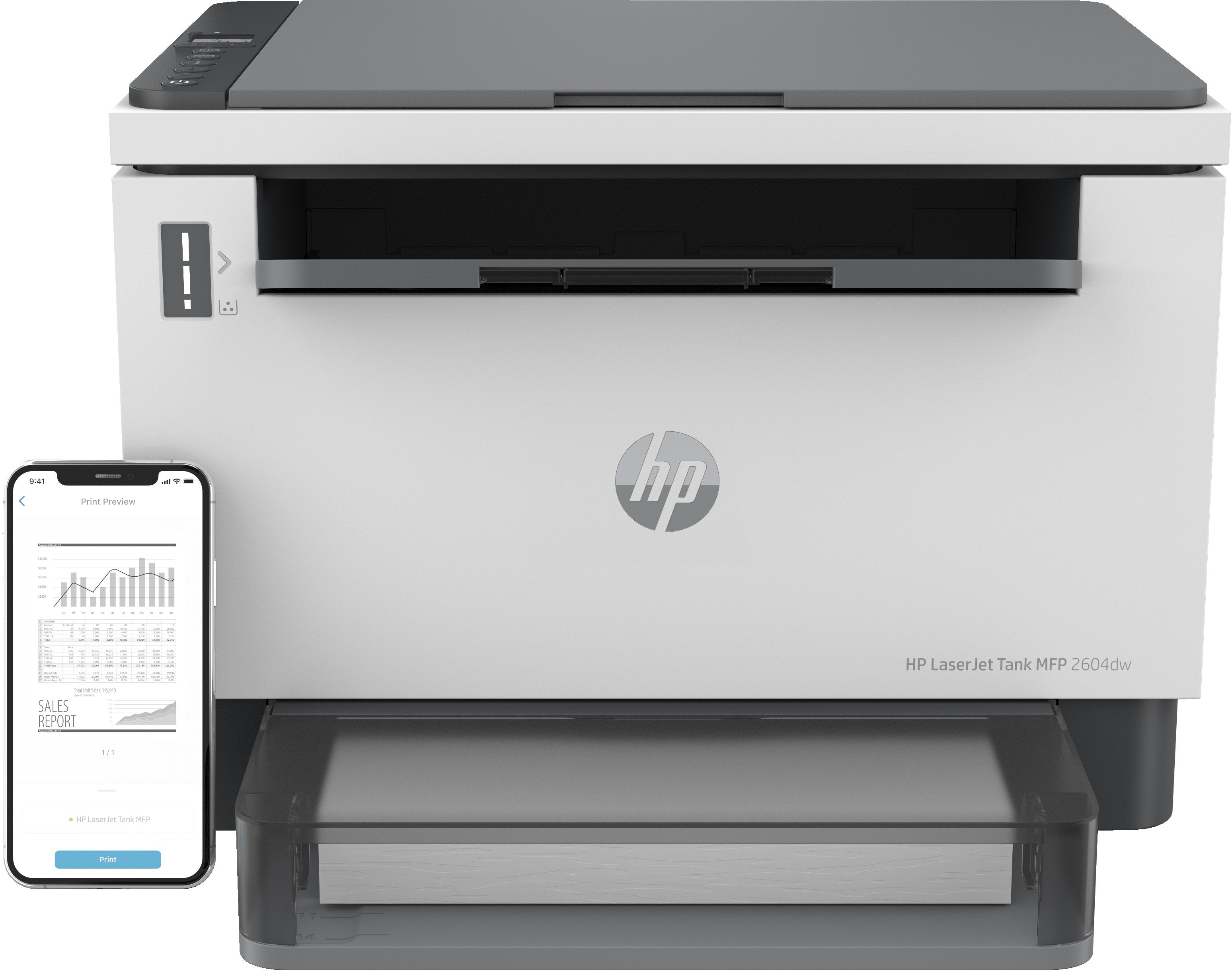 EAN 0195908729273 - HP LaserJet Tank MFP 2604dw Printer Laser A4 600 x 600 DPI 22 ppm Wifi imagen 6