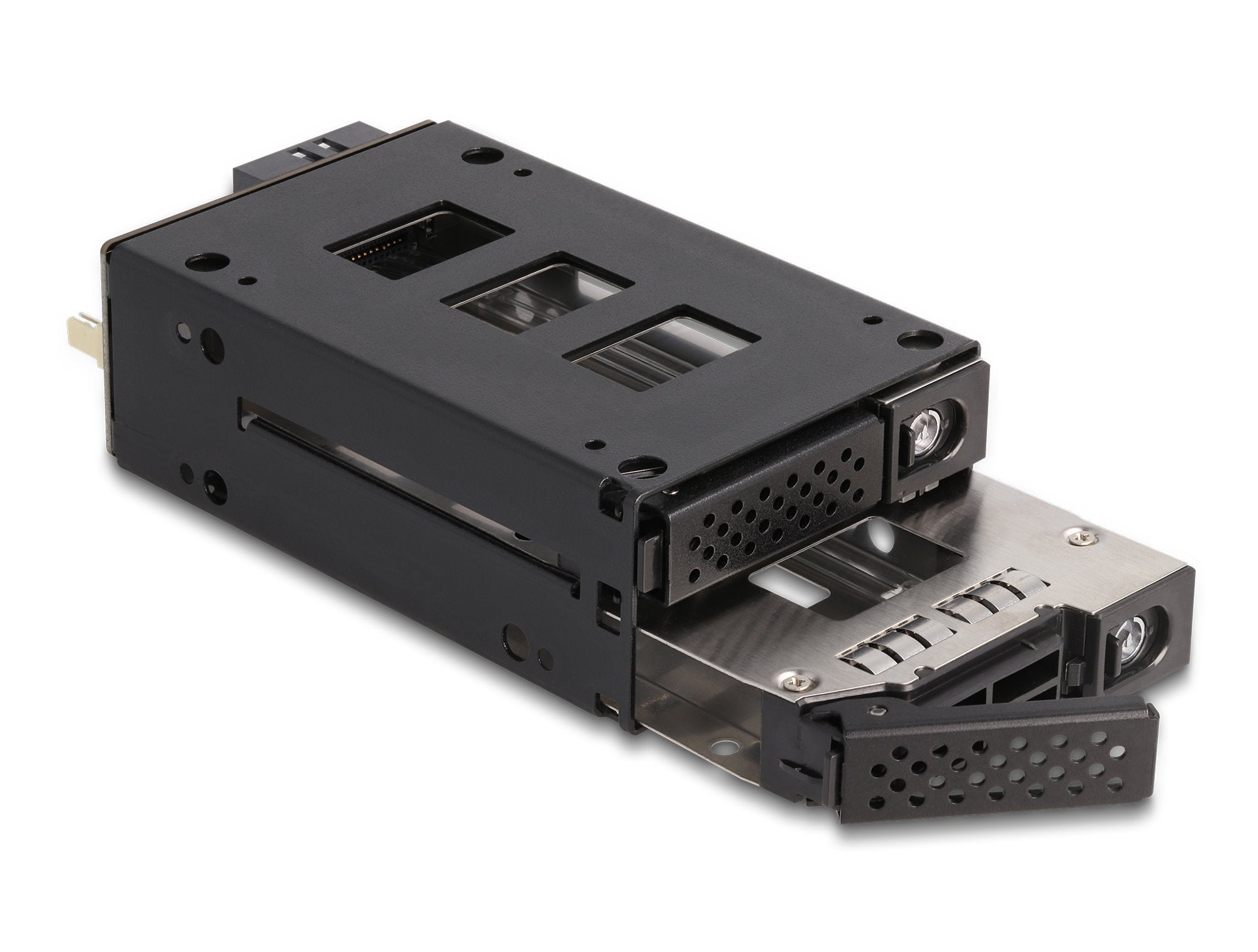 Delock 47019 Estante Móvil De Bahía Delgada Para 2 X 2.5? U.2 Nvme Ssd