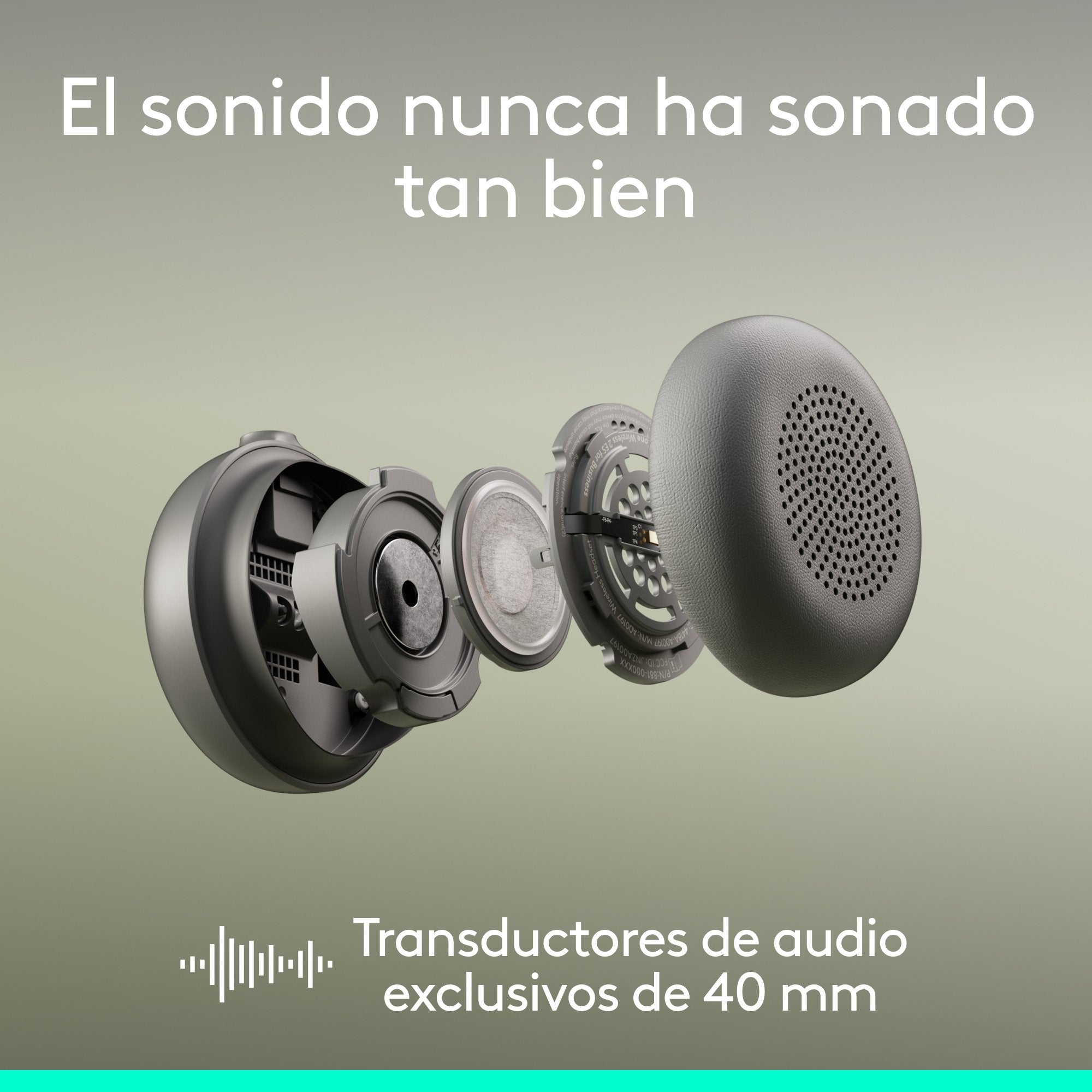 Logitech Zone Wireless 2 Es Headset, Grafit