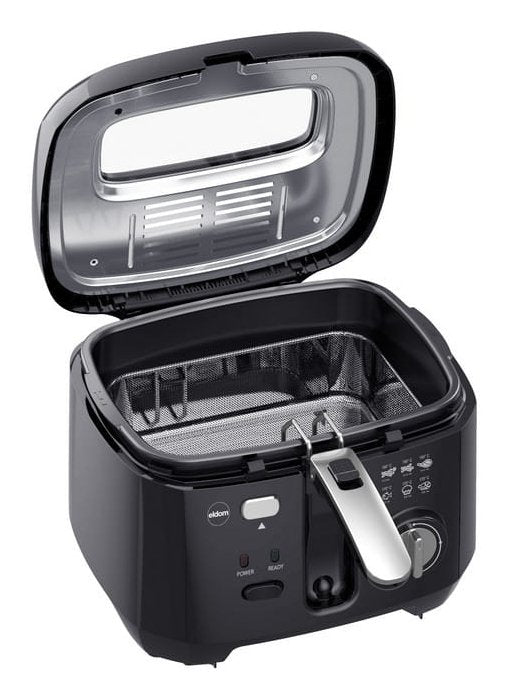 EAN 5908277388072 - ELDOM FR18C freidora Sencillo 2,5 L Independiente 1800 W Negro imagen 4