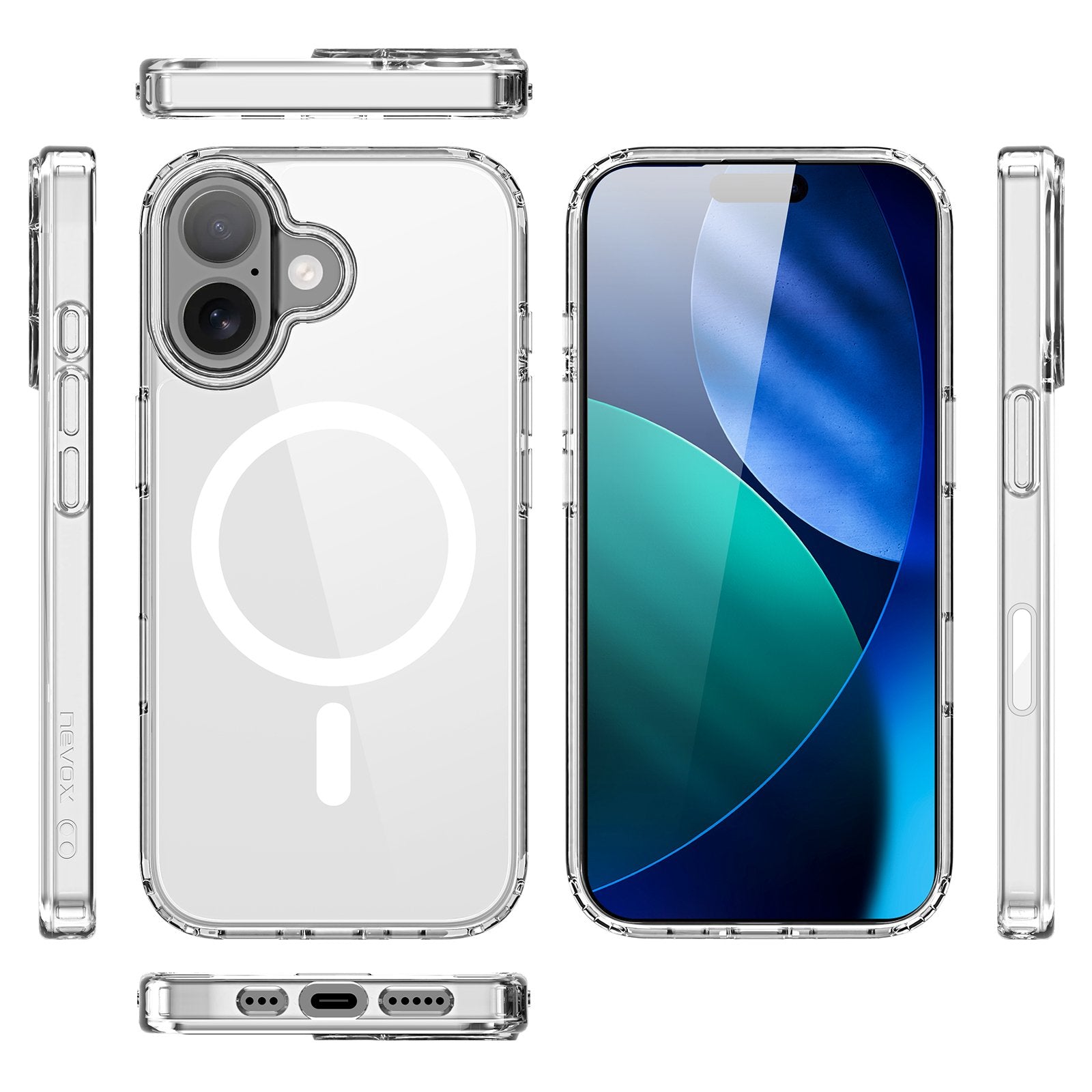 Nevox Styleshell Shockflex - Iphone 17 6.3" Kompatibel A Magsafe , Transparente